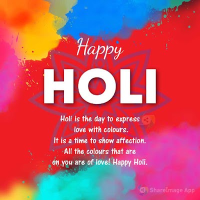 Happy Holi wishes quotes or status Images and messages