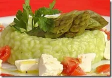 Risotto con asparagi e primo sale
