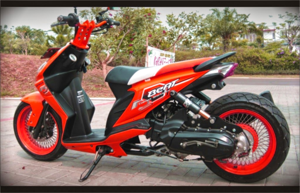 Kumpulan Modifikasi Motor Honda Beat  Terbaru Modif Motor 