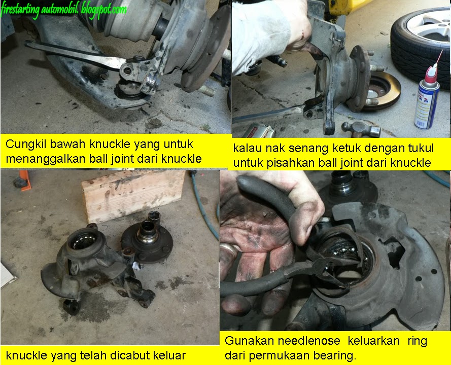 Fire Starting Automobil: Diy Wheel Bearing Kereta