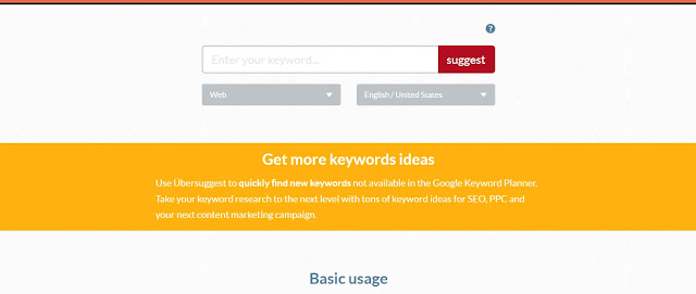 Cara Riset Keyword dengan ubersuggest