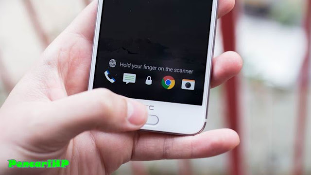  tombol Home HTC One A9 berfungsi sebagai scanner fingerprint