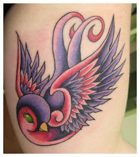 Beautiful Bird Tattoo
