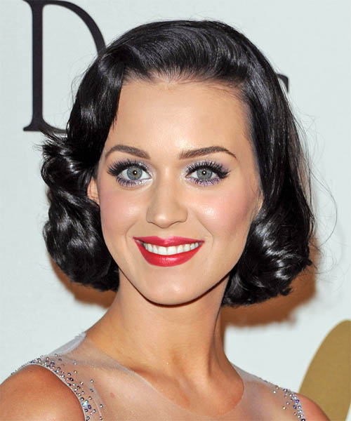 Katy Perry short black hair