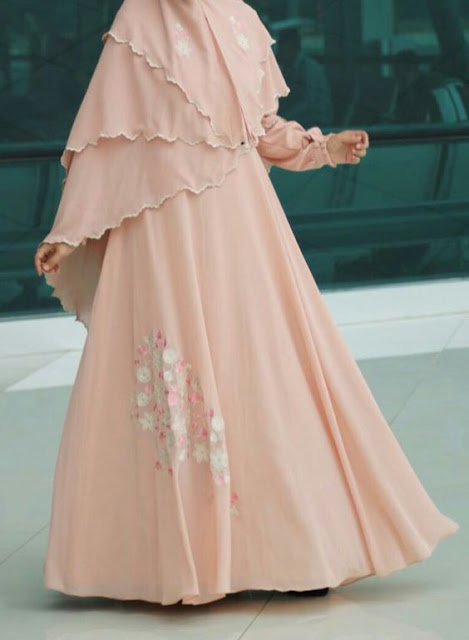 Model Gamis Syari Modern 2018