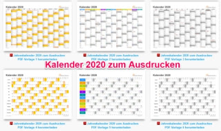 Kalender 2020