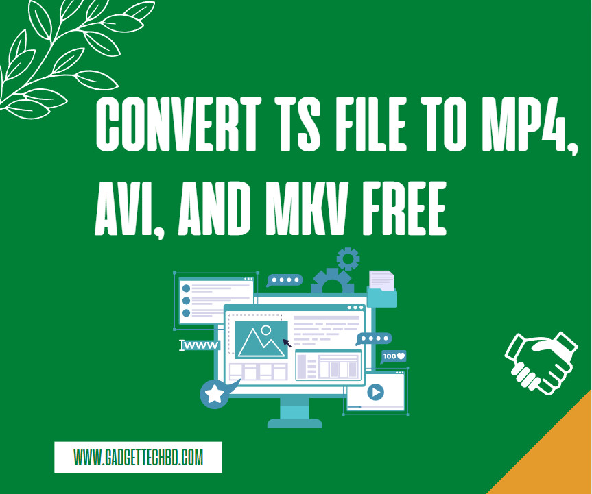 Convert TS File to MP4, AVI, and MKV free