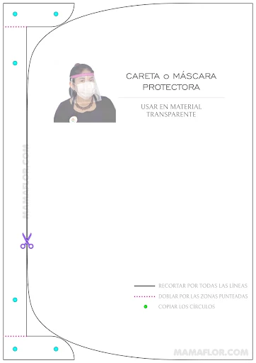 DESCARGA MOLDE CARETA