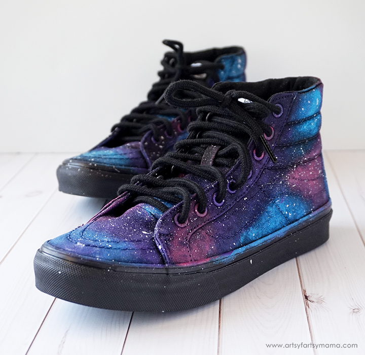 DIY Galaxy Shoes