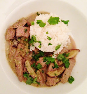 Thai Green Curry with Beef