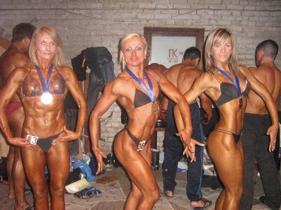 Woman BODY BUILDERS bother