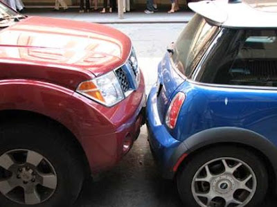 Parking Near the Target Center could get tight like this during Target Center and Target Field events