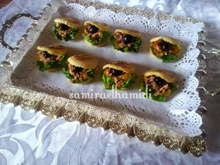 بطبوط صغير معمر بالطون والخضر من شهيوات رمضان