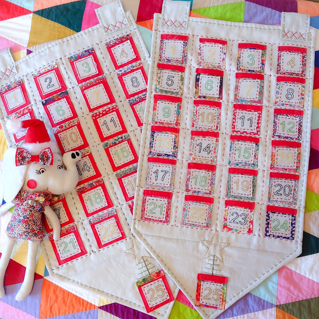 Liberty Christmas Advent Calendars with Elephant Doll