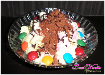 Buat Dessert Ice Cream Mudah. Ais Krim Nestum Milo - Buat 