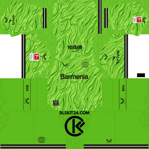 Bayer Leverkusen Kits 2023-2024 Castore - Dream League Soccer Kits 2024 (Goalkeeper Home)