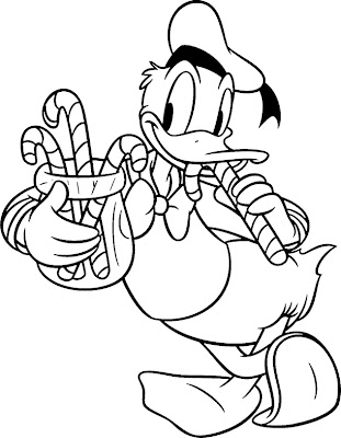 Coloring Pages Christmas Disney 