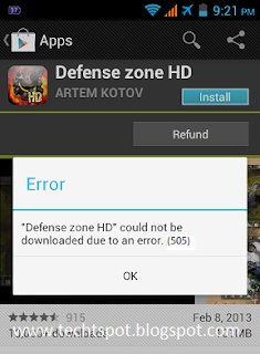 Fix Google Play Store Error 505