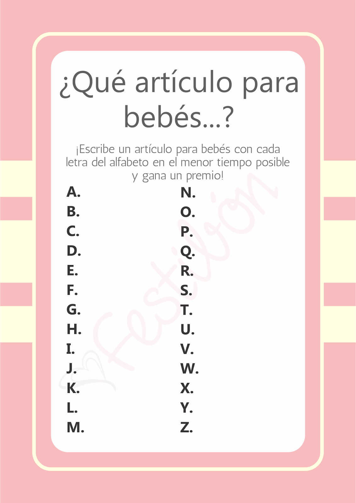 60 INFO IDEAS JUEGOS BABY SHOWER ESPANOL PDF DOC 2019 ...