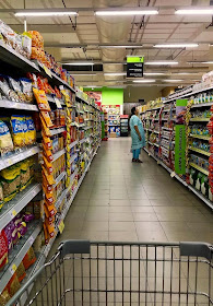 customer in a supermarket