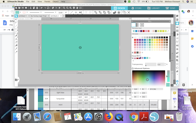 Hex IDs, Pantone Codes, studio v4.3, Oracal color chart, Siser color code