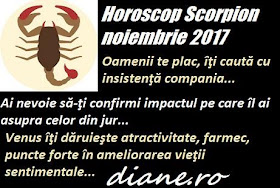 Horoscop noiembrie 2017 Scorpion 