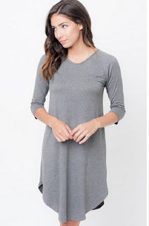 round hem dress