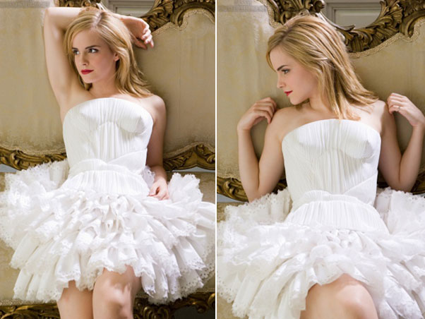 A idade e o vestido da Emma Watson