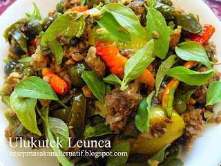 Resep Membuat Ulukutek Leunca Oncom Khas Sunda