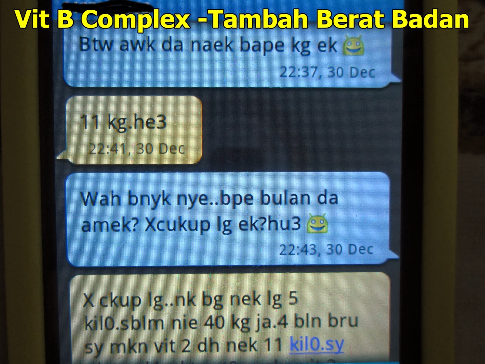 Comey2 ku: Vitamin B Complex (ORIGINAL) - Tambahkan Berat 