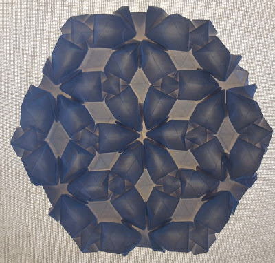 Tightly Collapsed Origami Tessellation