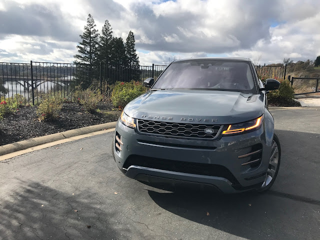 Front view of 2020 Range Rover Evoque