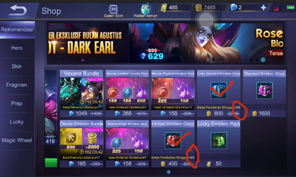 Cara Cepat Naikin Emblem Mobile Legend Resmi