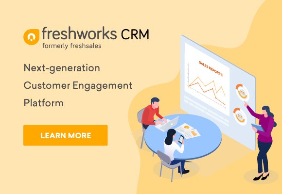 Freshworks CRM provides businesses with SaaS customer engagement solutions