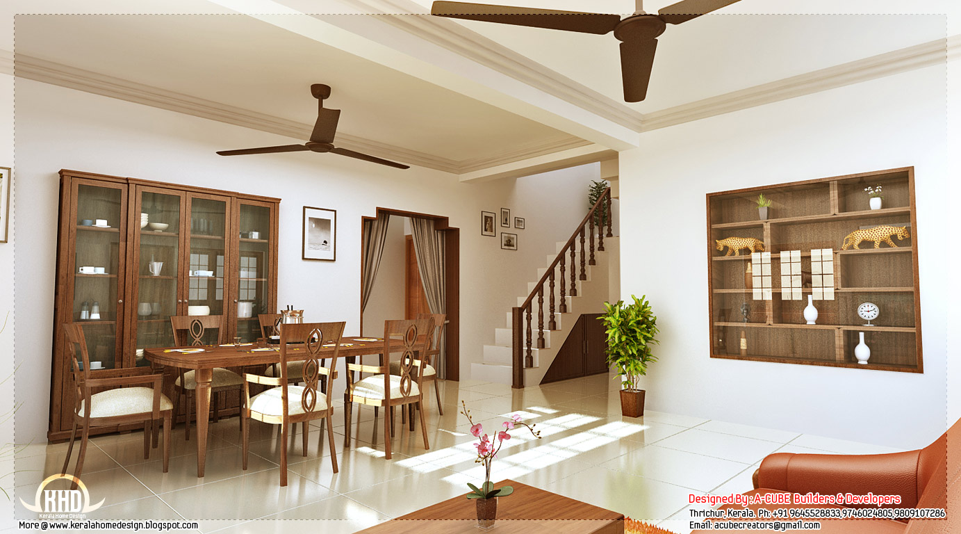 Kerala  style home  interior  designs  Kerala  home  design  