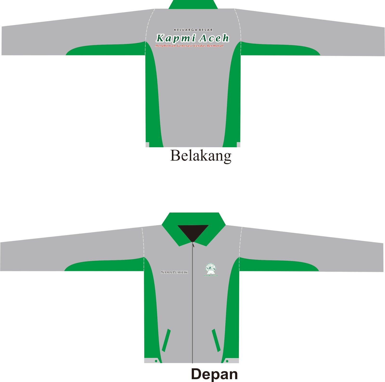 Gambar Desain  Jaket  Keren Cdr Kerabatdesain