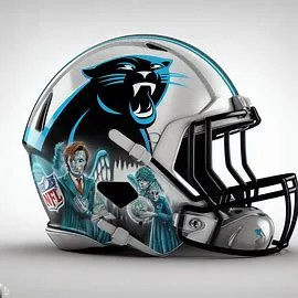 Carolina Panthers Dr. Who Concept Helmet
