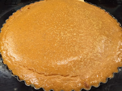 Cooked pumpkin pie