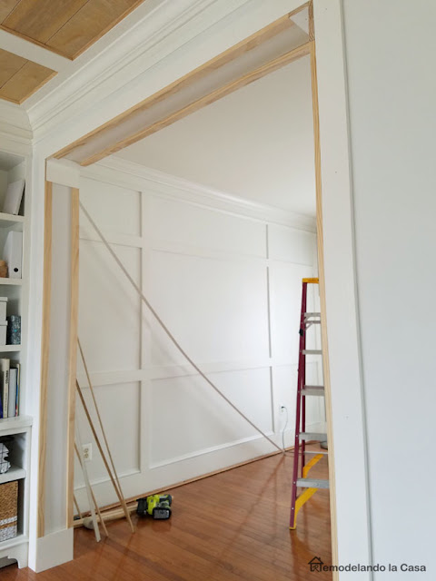 dining room and living room doorway trim 