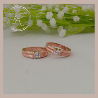 Cincin Kawin Rose Gold