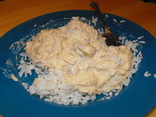 Image result for Creamy chicken over rice