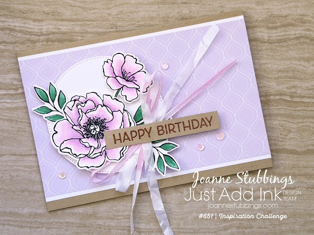Jo's Stamping Spot - Just Add Ink Challenge #651 using Happiness Abounds bundle by Stampin' Up!