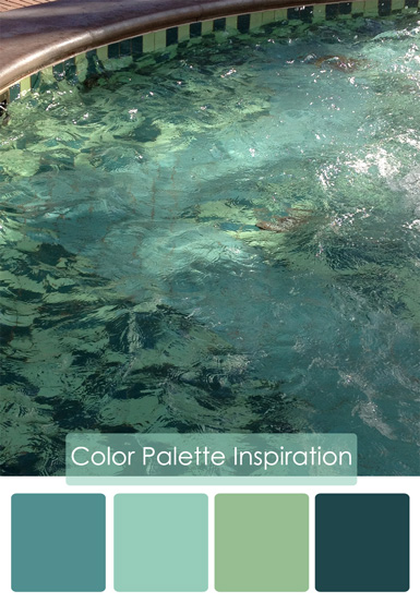 belle maison: Color Palette: Watery Blues