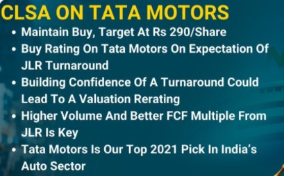 CLSA ON TATA MOTORS - Rupeedesk Reports