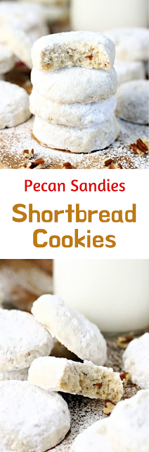 Pecan Sandies Shortbread Cookies