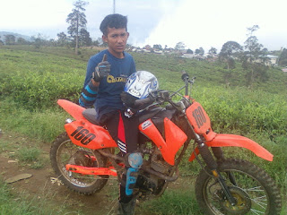 modifikasi trail gestrek motocross