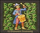 twelve drummers drumming