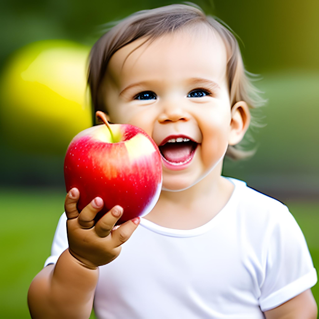 frutas na rotina da criança