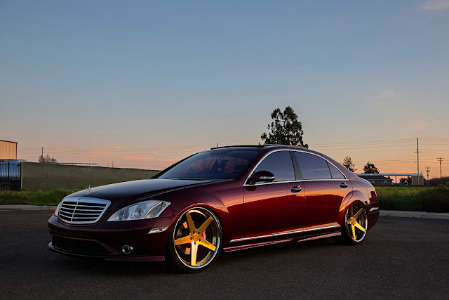 2009 Mercedes S550 - #Mercedes #S550 #lowrider #tuning