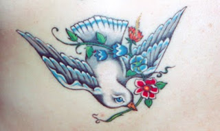 Bird tatto design for body
